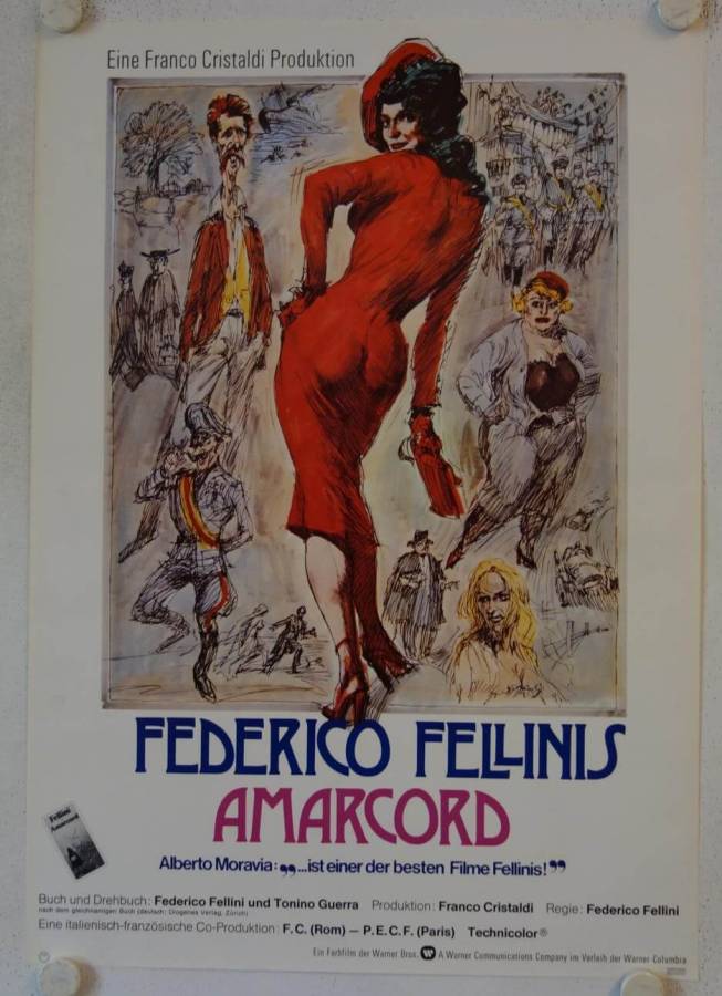 Amarcord originales deutsches Filmplakat